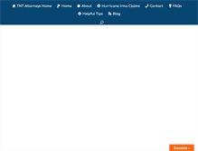Tablet Screenshot of hurricane-lawyers.com